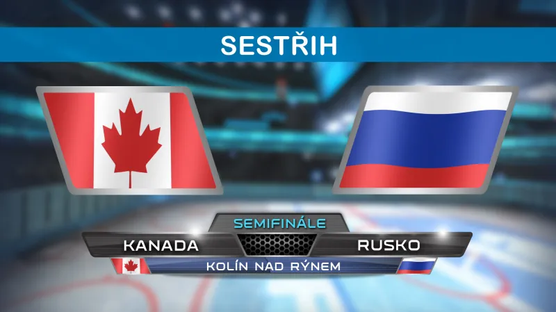 Sestřih utkání Kanada - Rusko