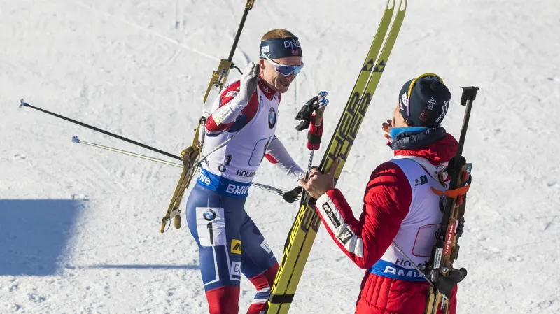 Biatlonisté byli v závěrečné štafetě SP v Oslu desátí