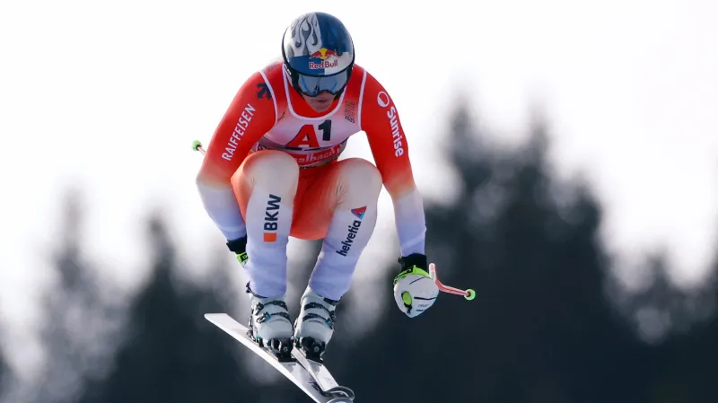 Vítězná jízda von Allmena ve sjezdu MS