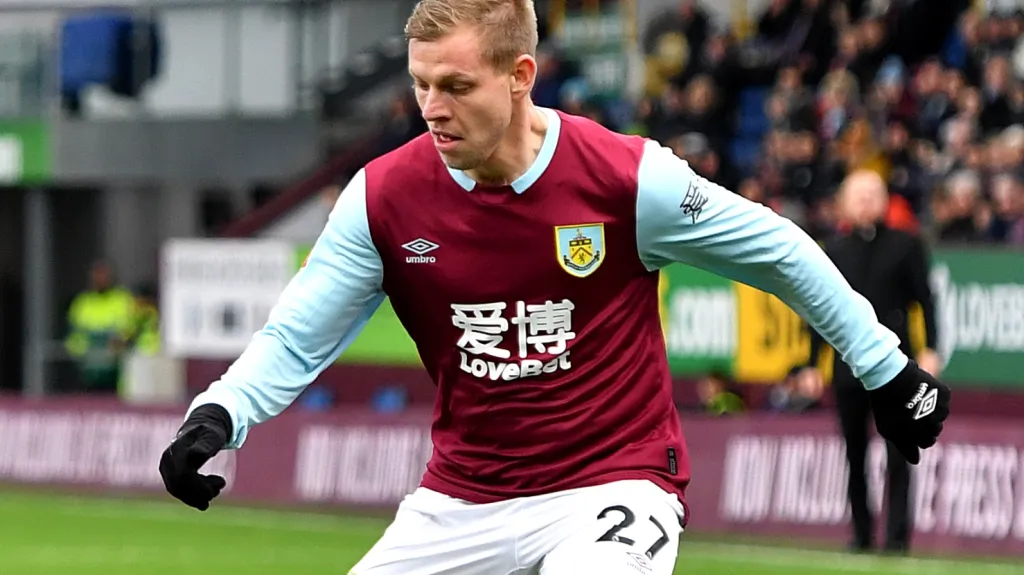 Matěj Vydra z Burnley v utkání FA Cupu