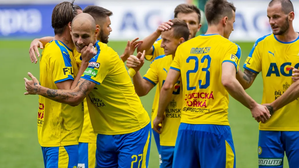 Radost fotbalistů Teplic