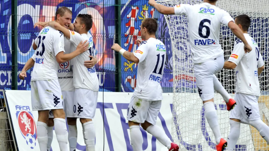 Radost fotbalistů Slovácka