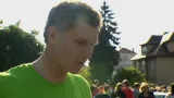 Jiří Kejval na startu Olympijského běhu