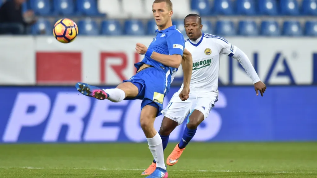 Tomáš Souček v dresu Slovanu Liberec