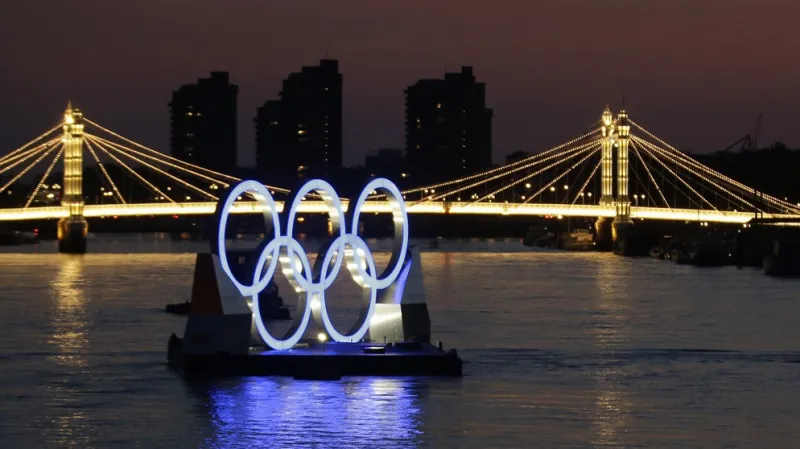 Londýn před zahájením olympiády