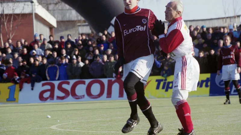 František Veselý v Silvestrovském derby internacionálů