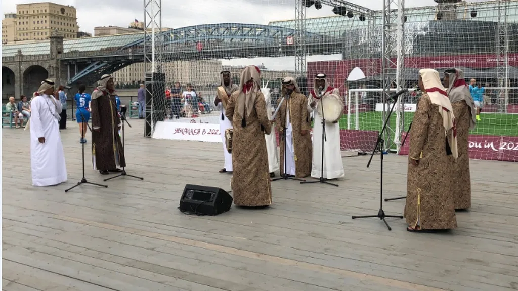 Prezentace katarského MS 2022 v Moskvě