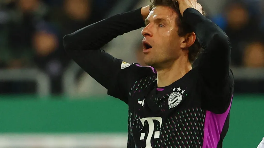 Emoce Thomase Müllera po vyřazení Bayernu