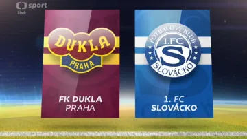 Sestřih a ohlasy utkání Dukla Praha - Slovácko