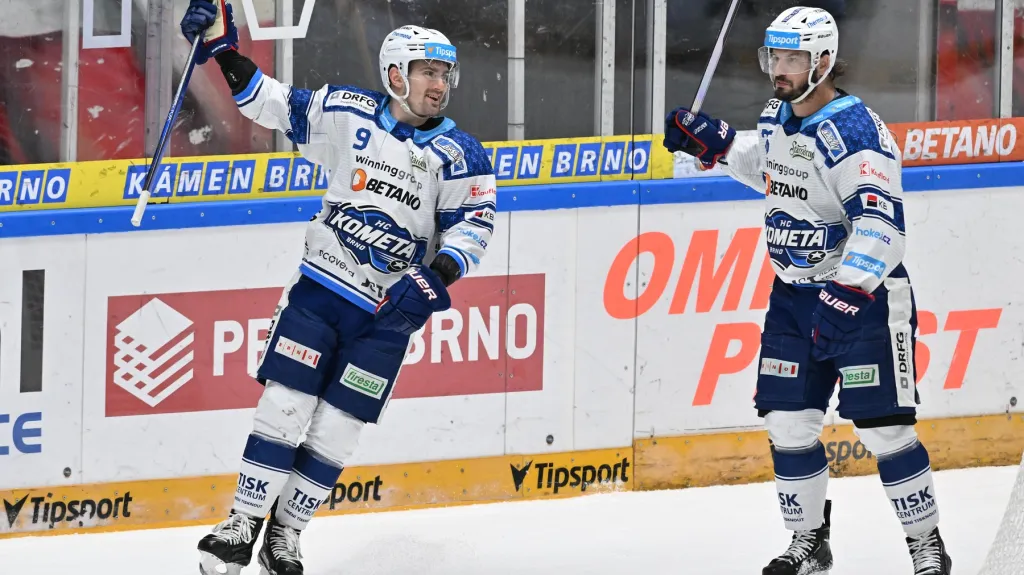 Jakub Flek se raduje z branky