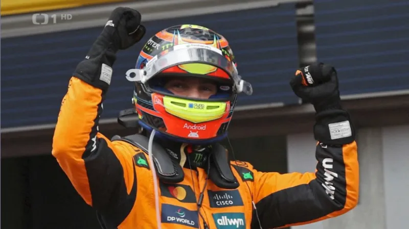 Piastri vyhrál závod F1 v Belgii