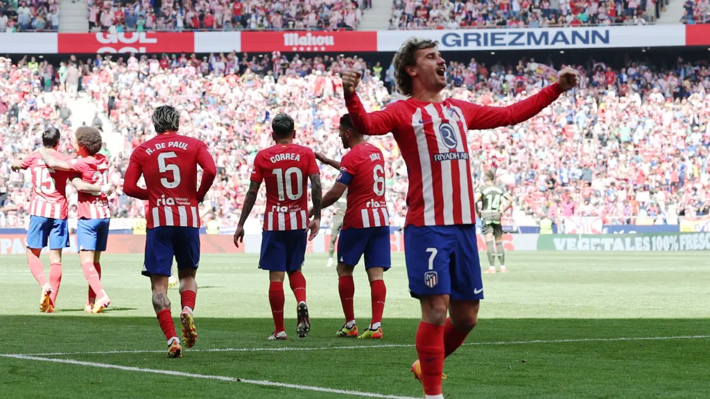 Antoine Griezmann vstřelil v dresu Atlética proti Gironě dvě branky