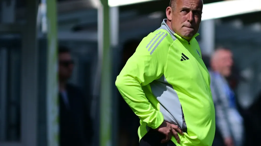 Skleslý trenér Budějovic Jiří Lerch