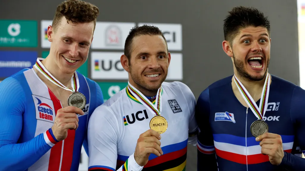 Tomáš Bábek s Fracoisem Pervisem a Quentinem Lafargue