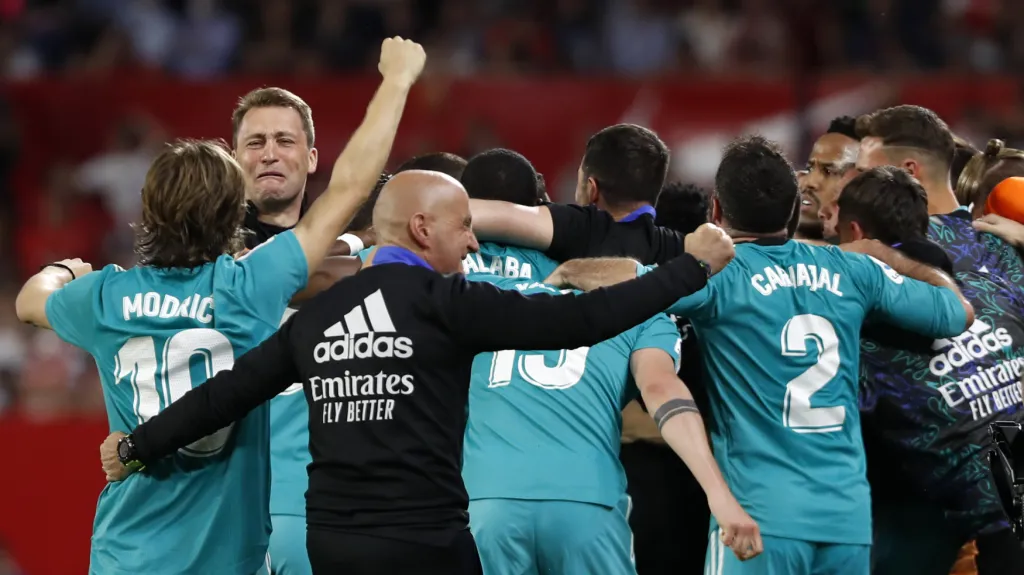 Radost fotbalistů Realu Madrid