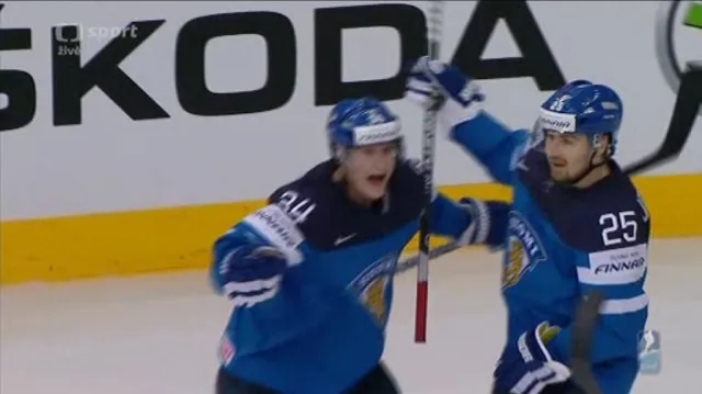 Gól v utkání Rusko - Finsko: Palola - 1:2 (27. min.)