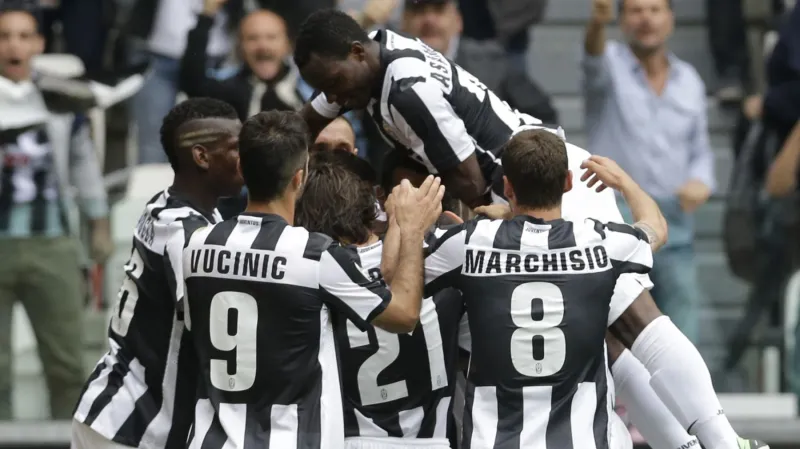 Slavící hráči Juventusu