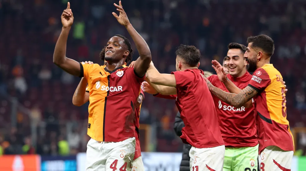 Radost hráčů Galatasaraye