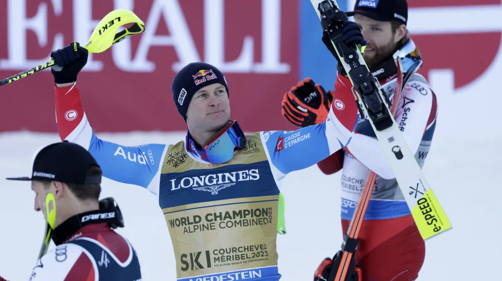 Alexis Pinturault (uprostřed)