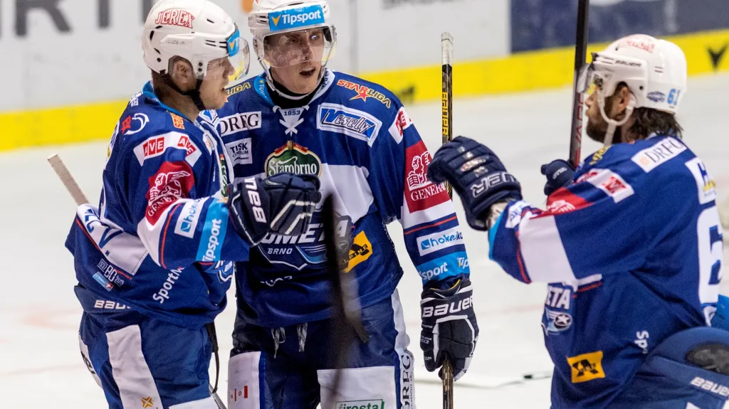 Vojtěch Němec s Markem Kvapilem v dresu Komety Brno