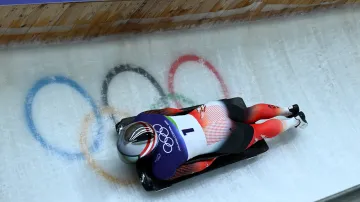 Záznam závěrečných jízd skeletonistek