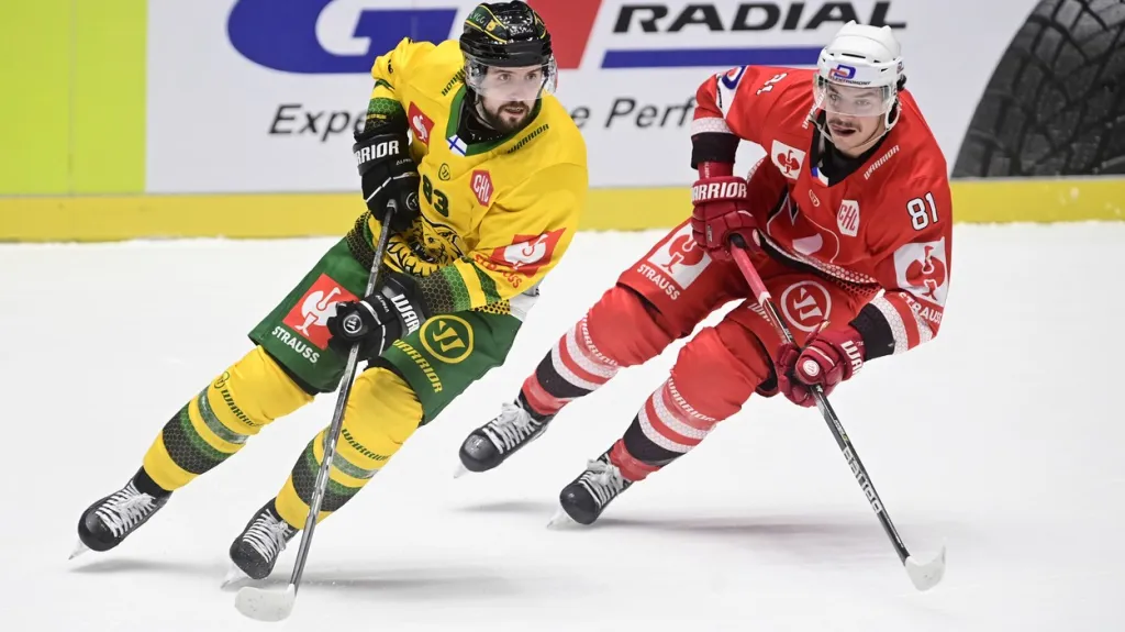 Šimon Stránský z Tampere a David Cienciala z Pardubic