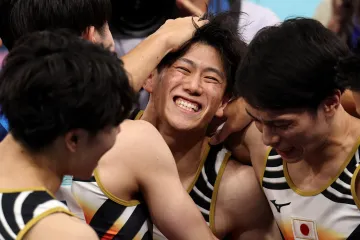 Radost japonských gymnastů