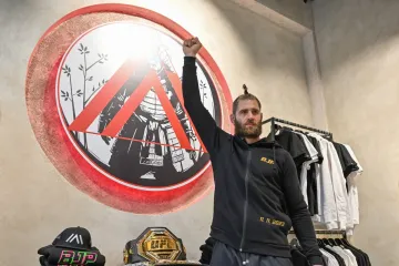 Jiří Procházka před odletem na titulový souboj