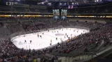 Trénink týmů NHL v Praze sledovaly tisíce lidí