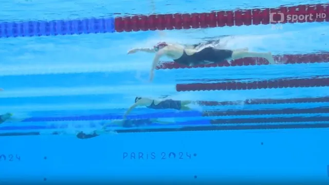 Finále na 400 m volný způsob kategorie S8 s Vendulou Duškovou