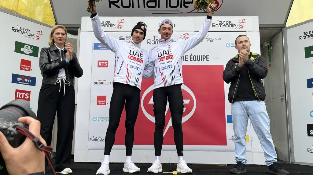 Juan Ayuso a Brandon McNulty