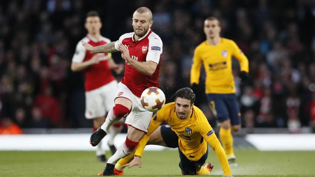 Wilshere z Arsenalu a Vrsaljko z Atlétika 