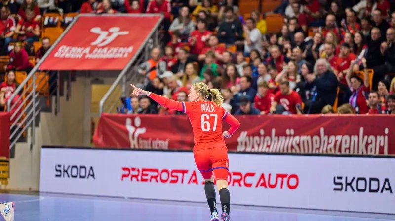 Česká reprezentantka v házené Veronika Malá