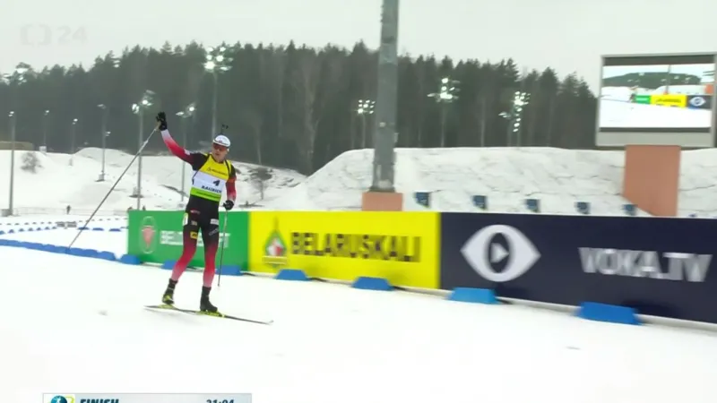 Tarjei Bö získal ve stíhačce další zlato, Češi propadli střelecky