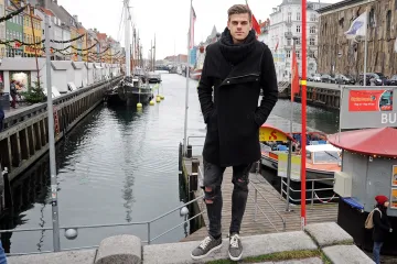 Jan Kliment na oblíbeném nábřeží Nyhavn v Kodani
