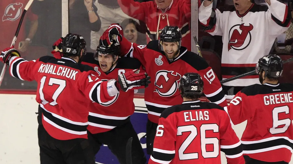 Radost hokejistů New Jersey