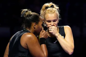 Kateřina Siniaková a Taylor Townsendová na Turnaji mistryň v Rijádu