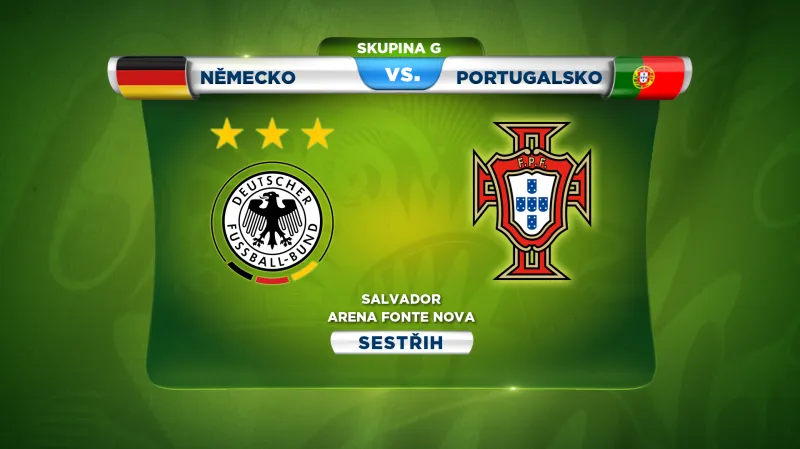 Sestřih utkání Německo - Portugalsko