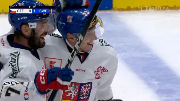 Gól v utkání Česko – Švédsko: Košťálek – 1:1 (29. min.)