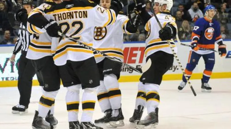 Radost hokejistů Bostonu