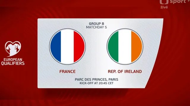 Sestřih utkání Francie – Irsko