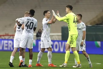 Fotbalisté Plzně po utkání v Aténách