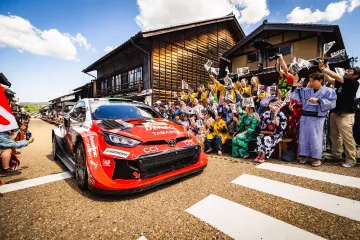 Elfyn Evans během Japonské rallye