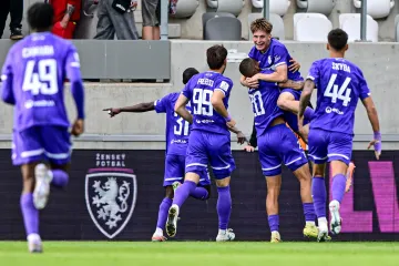 Radost fotbalistů Karviné