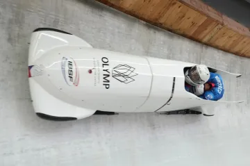 Český čtyřbob Matěje Běhounka