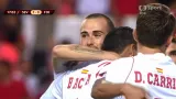 Gól v utkání Sevilla - Fiorentina: Vidal - 1:0 (17. min.)