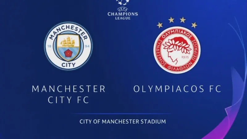 Sestřih utkání Manchester City - Olympiakos Pireus