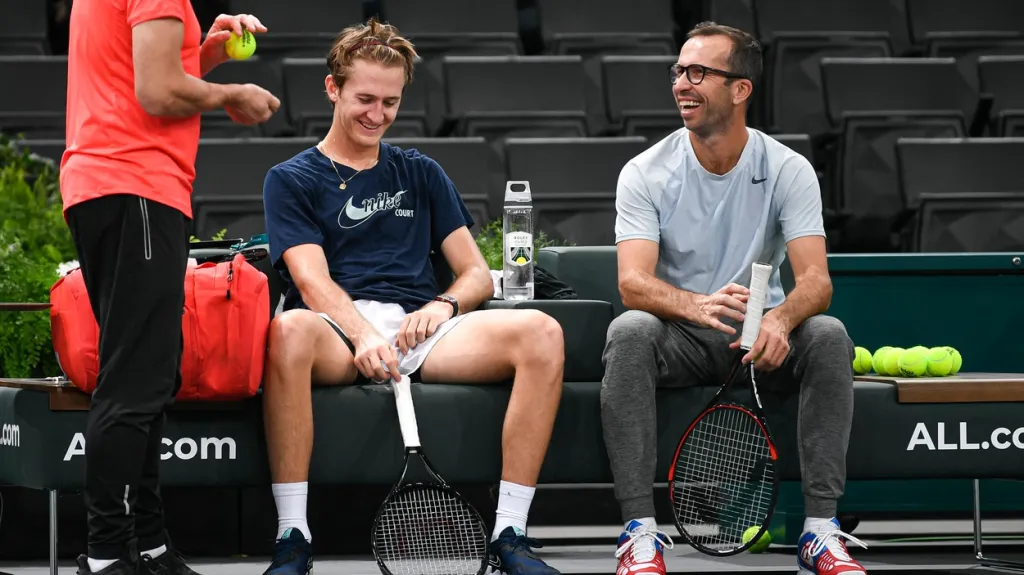 Sebastian Korda a Radek Štěpánek