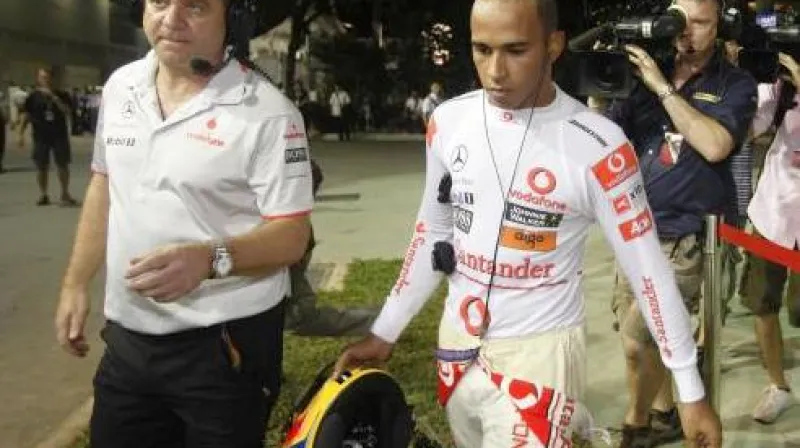 Lewis Hamilton závod nedokončil