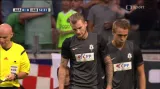 Gól v utkání Ajax - Jablonec: Milik z pen. - 1:0 (54. min.)